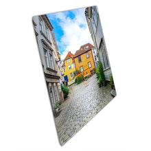 Load image into Gallery viewer, Bergen Wooden Houses Canvas Print: Traditional Norwegian Architecture Wall Art for Home and Office Decor - Print Store