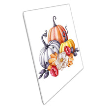 Load image into Gallery viewer, Autumn Floral Pumpkin Spider Wall Art Canvas Print for Home Office Decor - Print Store