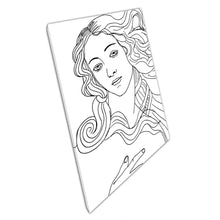 Load image into Gallery viewer, Birth of Venus Line Art Canvas: Minimalist Goddess Wall Decor for Home & Office - Print Store