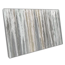 Load image into Gallery viewer, Abstract Fluid Art Print on Canvas - Neutral Grey Beige Dripping Style Wall Decor for Home Office - Print Store