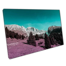 Load image into Gallery viewer, Canvas Print - Purple Plains Blue Skies Wall Art for Home Office Decor - Print Store