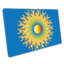 Load image into Gallery viewer, Art Deco Sunburst Canvas Print 1920s Digital Wall Art for Home Office Decor - Print Store