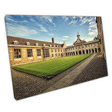 Load image into Gallery viewer, Blue Skies Over Emmanuel College Cambridge: Canvas Wall Art for Home and Office Decor - Print Store