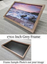 Load image into Gallery viewer, Wooden Waterfall Wall Art Print Plitvice Lakes National Park Croatia Framed Nature Decor - Print Store