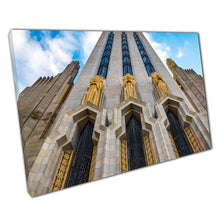 Load image into Gallery viewer, Boston Avenue Methodist Church Art Deco Wall Art Print on Canvas for Home Office Decor - Print Store