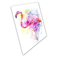 Load image into Gallery viewer, Vibrant Watercolor Flamingo Canvas: Tropical Wall Art for Home & Office Decor (Multiple Sizes) - Print Store