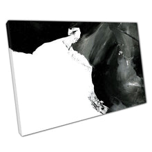 Load image into Gallery viewer, Black Brushstroke Abstract Canvas Print: Modern Wall Art for Contemporary Home & Office Decor - Print Store