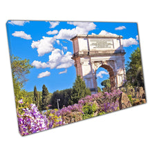 Load image into Gallery viewer, Arch of Titus Canvas Print: Ancient Roman Landmark Wall Art for Home, Office & Historical Decor - Print Store