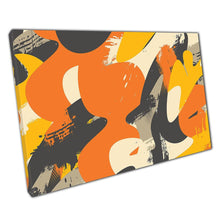 Load image into Gallery viewer, Abstract Grunge Canvas: Vibrant Orange & Yellow Modern Wall Art Print for Home Office Decor - Print Store