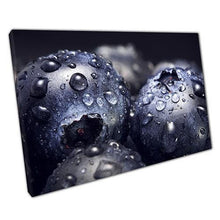 Load image into Gallery viewer, Blueberry Canvas Wall Art Ready-to-Hang Home Decor for Kitchen Office Bedroom - Print Store