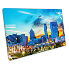 Load image into Gallery viewer, Atlanta Skyline Canvas: Urban Cityscape Wall Art Print for Home & Office Decor - Ready to Hang - Print Store