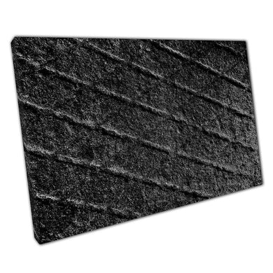 Abstract Monochrome Metal Texture Wall Art Print - Minimalist Canvas Decor for Home & Office - Print Store