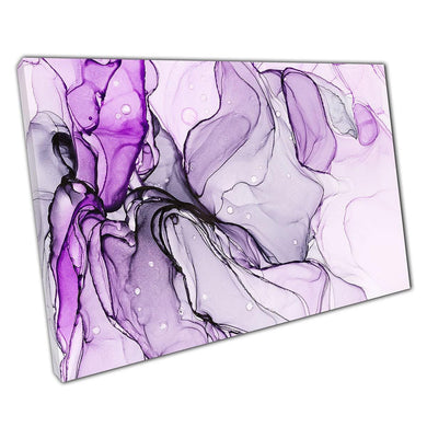 Abstract Purple Water Texture Canvas Print: Modern Wall Art for Home & Office Decor - Print Store
