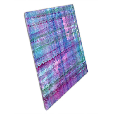 Abstract Blue Pink Watercolor Canvas Print: Modern Art for Home & Office Decor, Impressionist Statement Piece - Print Store