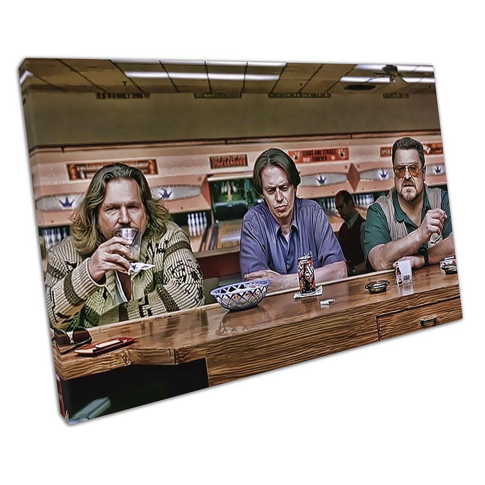 The Big Lebowski Bowling Art Print: Dude, Walter & Donny Wall Decor for Home or Office - Print Store