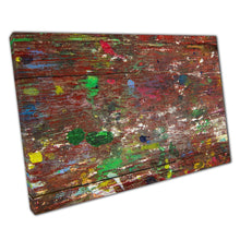 Load image into Gallery viewer, Abstract Paint Splatter Canvas Print: Modern Wood-Inspired Wall Art for Home &amp; Office Decor - Print Store
