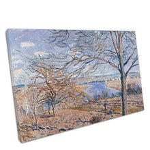 Load image into Gallery viewer, Alfred Sisley Autumn Effect Canvas Print - Banks of the Loing Artwork Ready to Hang - Print Store
