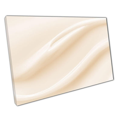 Creamy Off White Cosmetic Cream Texture Wall Art Print  Spa Skincare Canvas Decor for Home  Office - Print Store