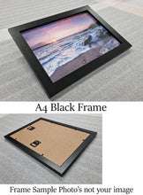 Load image into Gallery viewer, Wall Art Print Waves Crashing over Monkey Hut Framed Ready to Hang - Print Store
