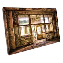Load image into Gallery viewer, Abandoned Building Canvas Wall Art  Ready to Hang Picture for Home Office Décor - Print Store
