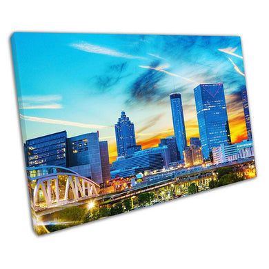 Atlanta Skyline Canvas: Urban Cityscape Wall Art Print for Home & Office Decor - Ready to Hang - Print Store