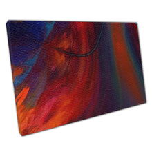 Load image into Gallery viewer, Abstract Canvas Wall Art: Fiery Purples &amp; Oranges Pastel Strokes for Home Office Contemporary Decor - Print Store
