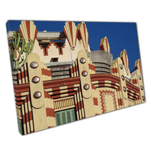 Load image into Gallery viewer, Barcelona Art Deco Architecture Canvas Print: Elegant Cityscape Wall Decor for Home and Office - Print Store
