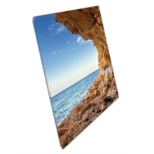 Load image into Gallery viewer, Coastal Cave Seascape Canvas: Tranquil Ocean View Wall Art for Home &amp; Office Decor - Print Store
