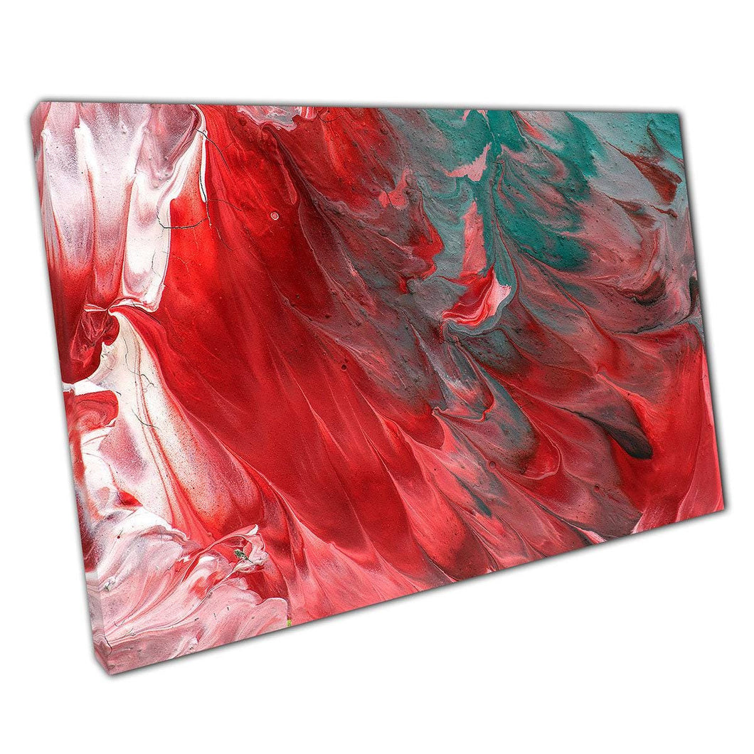 Abstract Fluid Art Print - Modern Marbling Canvas Wall Decor for Home  Office - Print Store