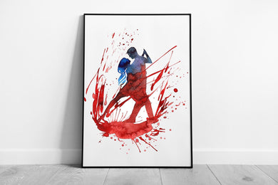 Watercolor Couple Dancing Art Print  Romantic Framed Wall Decor  Ready to Hang Picture - Print Store