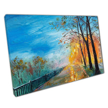 Load image into Gallery viewer, Abstract Autumn Rain Street Art Canvas Print for Home  Office Décor - Print Store
