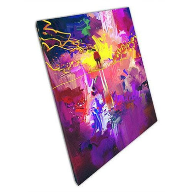 Abstract Colorful Canvas Art Print - Modern Contemporary Wall Decor for Home  Office - Print Store