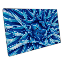 Load image into Gallery viewer, Blue Agave Abstract Canvas Print: Modern Succulent Wall Art for Home &amp; Office Decor - Print Store
