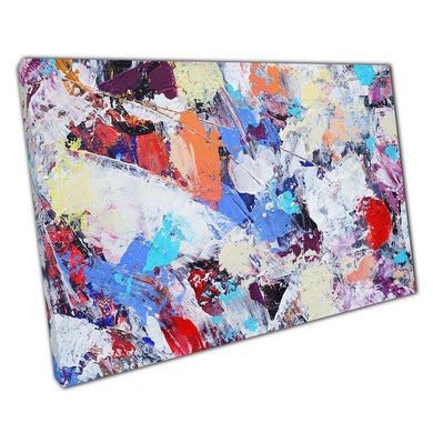 Abstract Grunge Canvas Art Print  Textured Brush Stroke Design for Home  Office Decor - Print Store