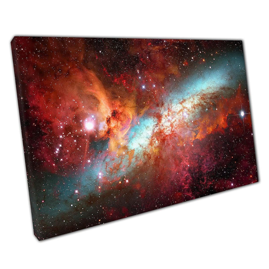 Cosmic Nebula Galaxy Canvas Wall Art Print for Home Office Decor - Print Store